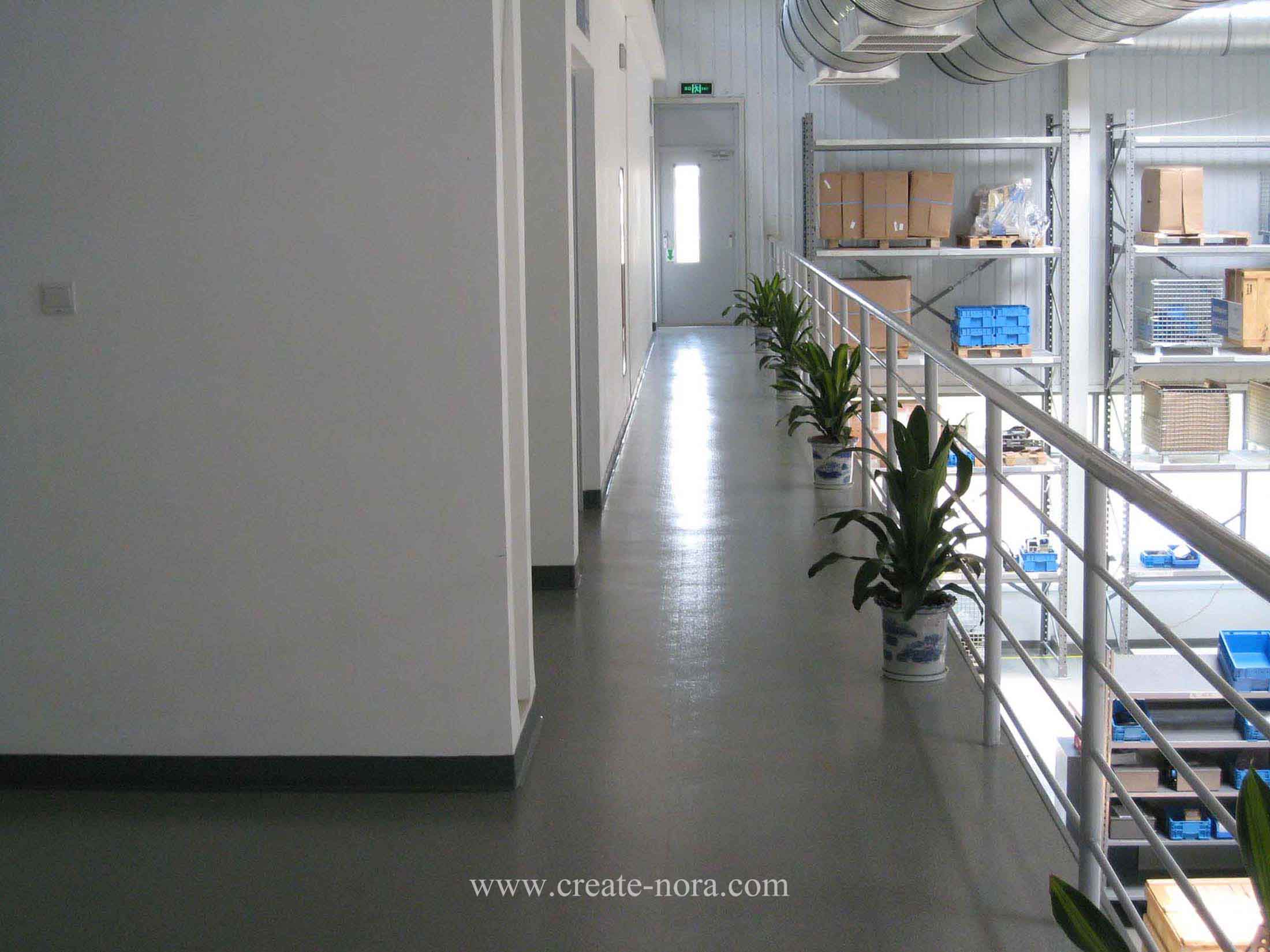 the photo of nora rubber flooring in Knorr-Bremse Systems for Rail Vehicles Co., Ltd 4